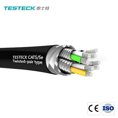 สายเคเบิลสถานีไฟฟ้า 300V CAT5 100Ohm สายคู่บิดเกลียวสมมาตร